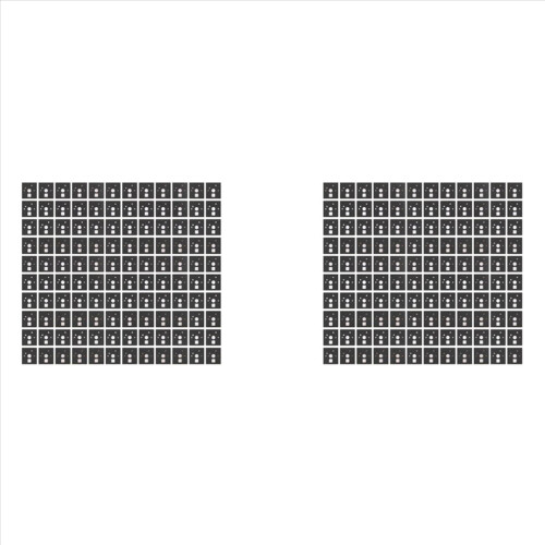 120Pcs Mechanical Keyboard Switch Sticker Noise Dampener Foam, A 1