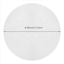500 unidades 4.5- Antihaft-Runde Backpapier Mikrowelle Ofen Papier