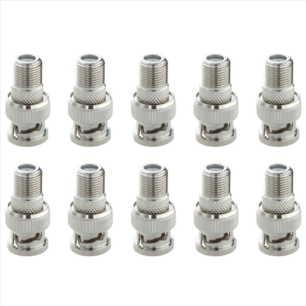 10Pcs Bnc Male Plug To F Female Jack Adapter 4852508268064