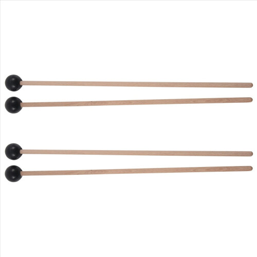 2Pcs 38.8cm Glockenspiel Xylophone Bells Mallets Head Sticks Beaters
