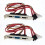 2X PC SATA para ESATA e 4 pinos IDE Molex Power PCI Bracket Slot Cable 1
