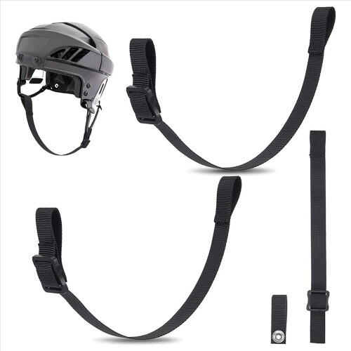 Correia de queixo para capacete de hóquei no gelo com encaixe único 2