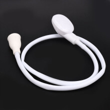 White Hair Shower Water Head Hose Tube Bathroom Mixer Tap