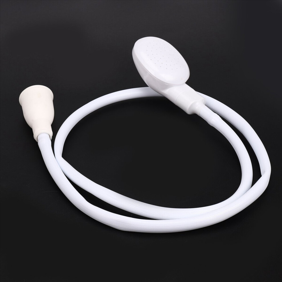 Photos - Other Bathroom Accessories Markenlos White Hair Shower Water Head Hose Tube Bathroom Mixer Tap 