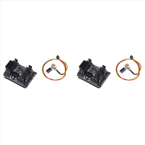 3-bens 4-bens blæseradapter PWM køleblæsernav regulator 8-vejs splitter