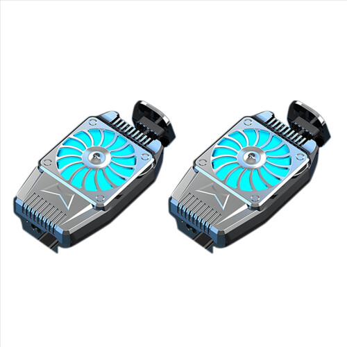 Mobile Phone Cooler for and Android Phone Cooling Fan Silver
