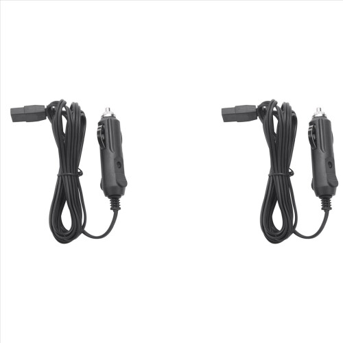 2m 12V Car Cooler Box Fridge Lighter 2 Pin Charger Cable