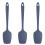 3 Pcs Silicone Spatula Black High Temperature 3
