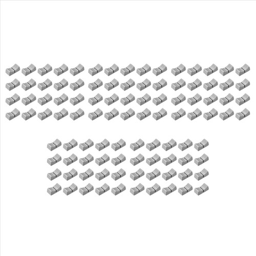 100Pcs Console Mixer Slider Fader Knobs for Potentiometer Gray Knob