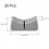 100Pcs Console Mixer Slider Fader Knobs for Potentiometer Gray Knob 4