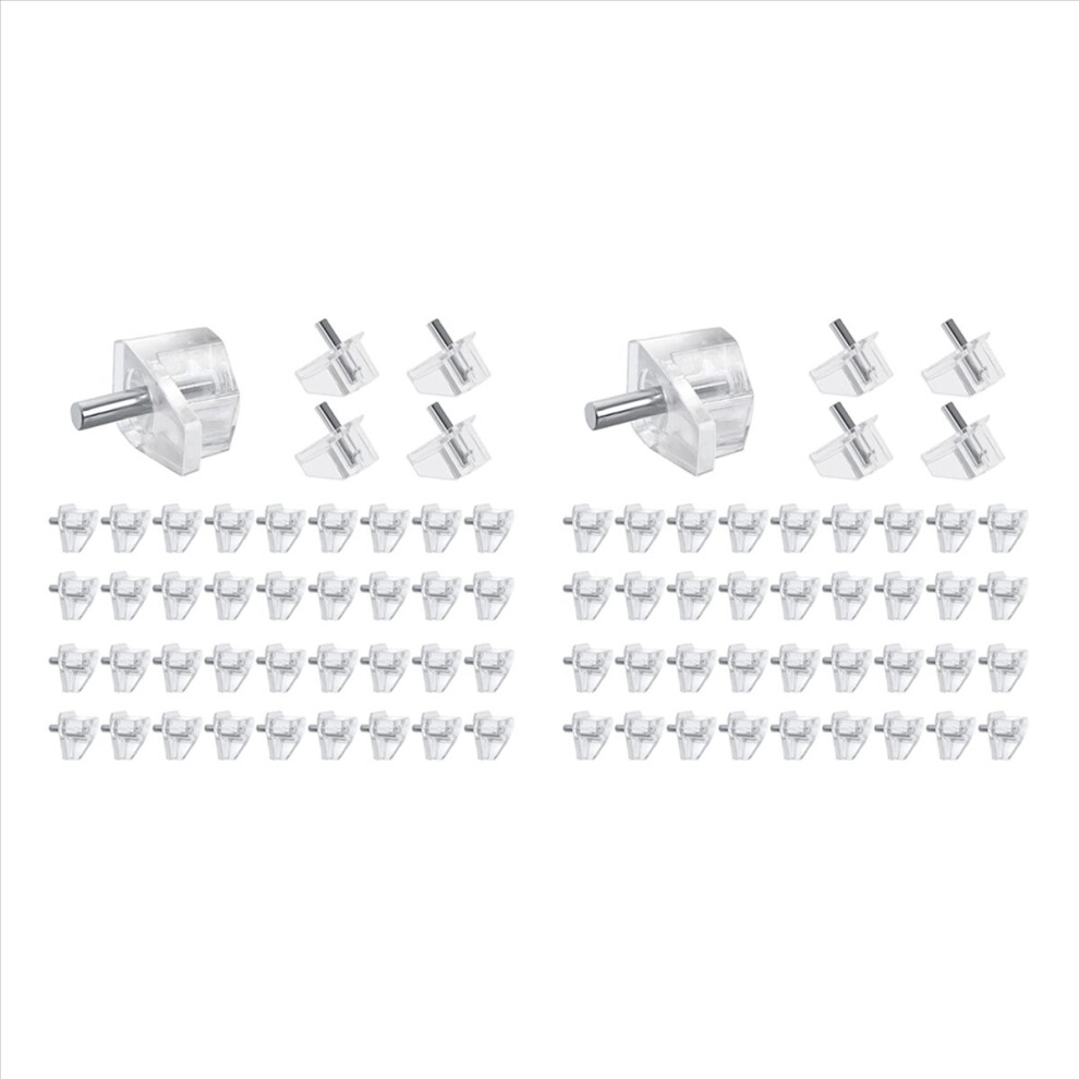 100 Pcs 3 Mm Shelf Pins Clear Support Pegs For Kitchen Furniture 4852508289229