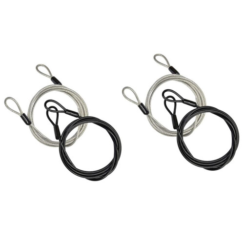Travel Security Cable Lock,Braided Steel Coated Safety Cable