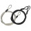 Travel Security Cable Lock,Braided Steel Coated Safety Cable 2