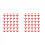 30 stuks visdobbers 1 inch, drukknopvisdobbers 2