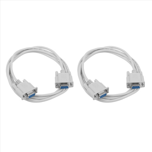 1 τεμάχιο 5ft F / F σειριακό καλώδιο RS232 Null Modem θηλυκό σε θηλυκό DB9 FTA