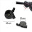 2X Motorcycle Manual Air Intake Throttle Switch for YBR125 2