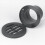 2X Luftventilationskanalstycke Platt rör Utlopp Avgaskoppling 60mm 6