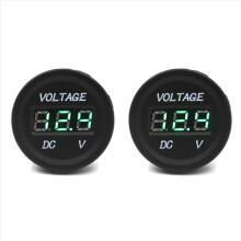 Voltimetro pantalla digital 12V-24V DC auto motocicleta (Grün)