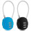 4 Pack Combination Lock 3 Digit Outdoor Waterproof Padlock 2