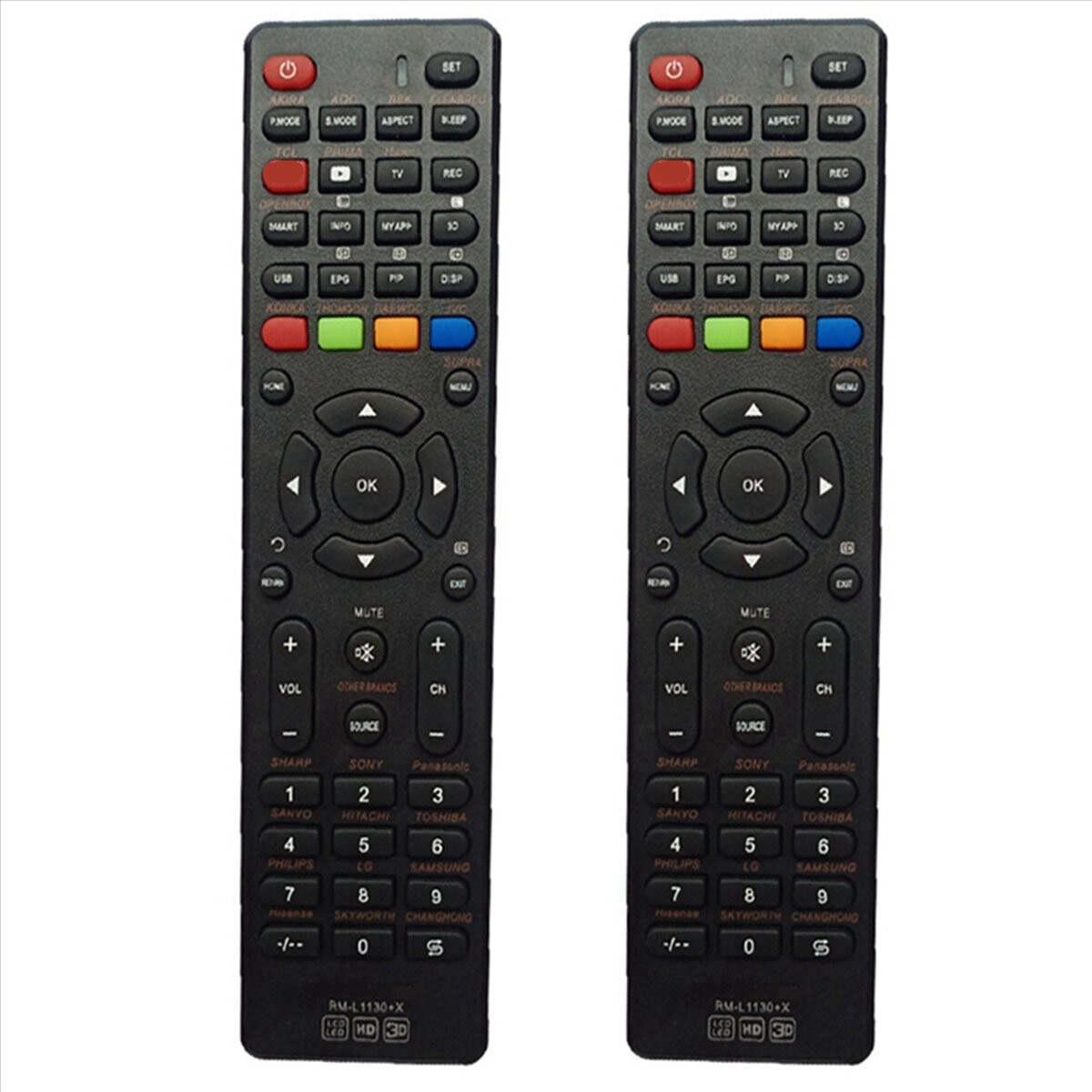 Télécommande de remplacement pour Akira LCT-B01TU22H