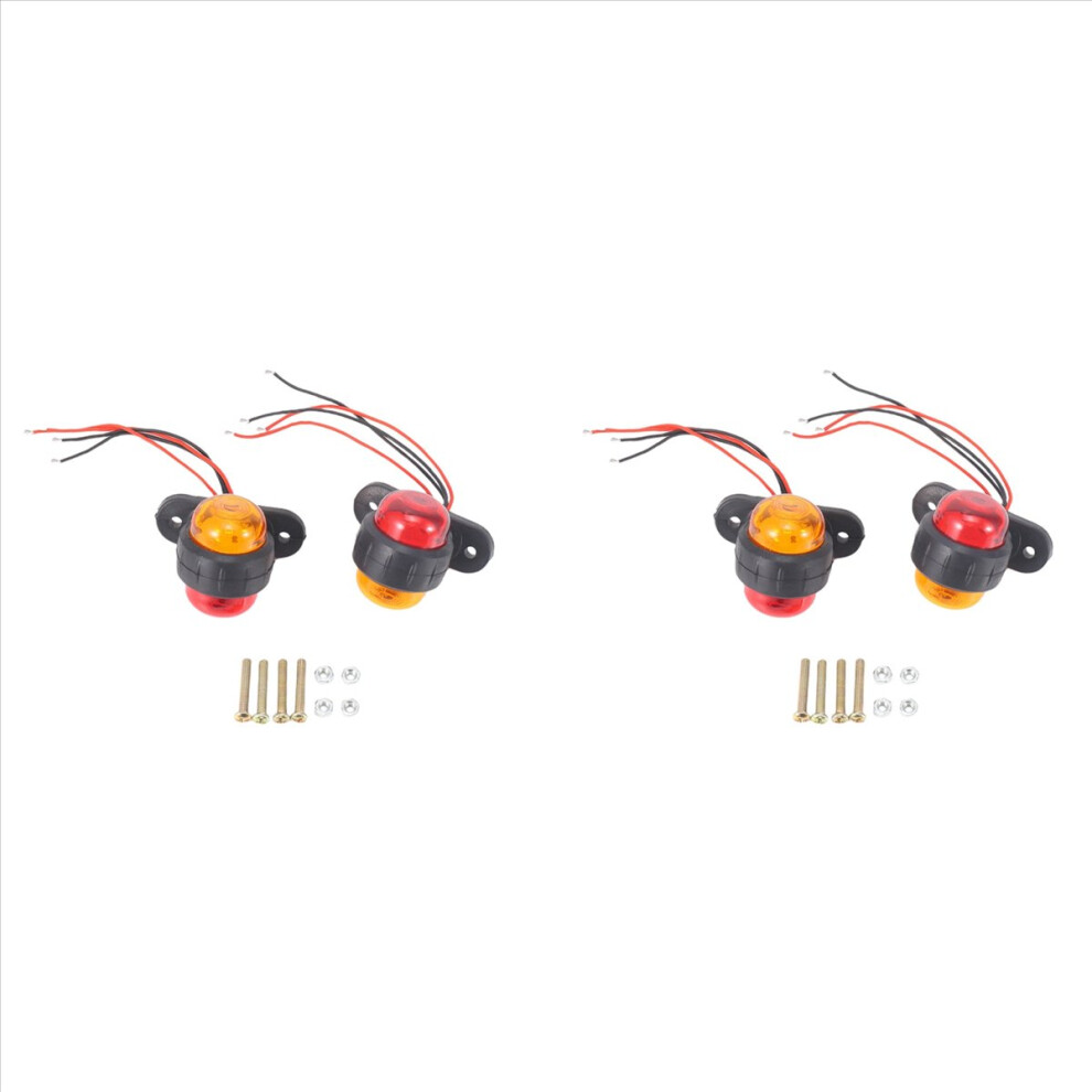 2Pcs Truck Trailer Led Lamps 24V Car Side Marker Lights 4852508299860