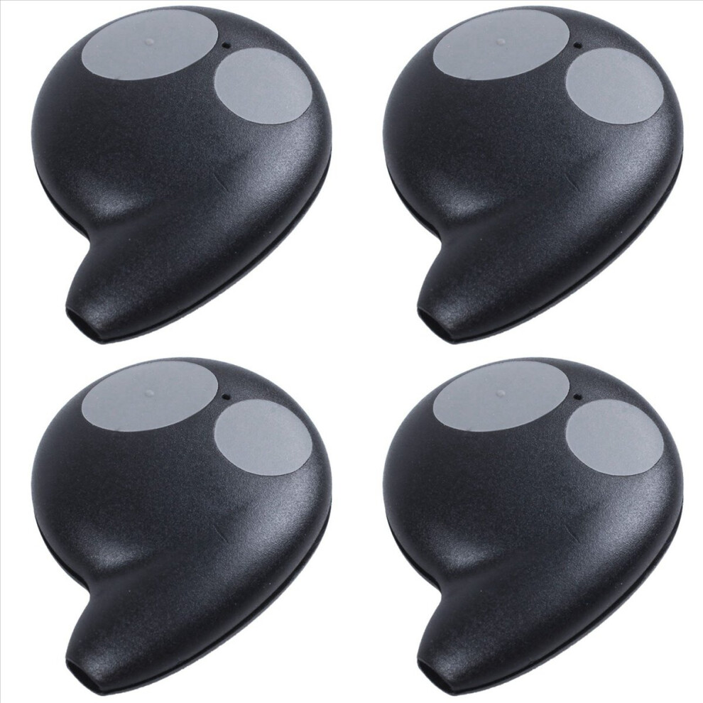 2 Boutons Coque Cle Clef Telecommande Key Pr Cobra Alarm Noire Gray 4852508204192