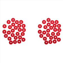 90 peças de reparo de feltro para teclado de piano com perfuração frontal (vermelho)