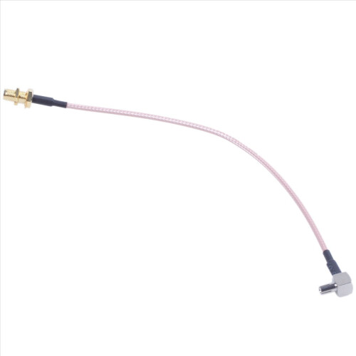Cabo coaxial pigtail SMA fêmea de 8 polegadas para TS9 macho RG316 1