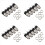 5 stk. 3,5 mm stereojackstik til panelmontering 1