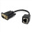 Adaptador VGA a RJ45 Cable de red a conector de cable de red VGA 2