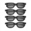 8Pcs Polarized Passive 3D Glasses for Cinema IMIX Screen 3