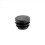 sourcing map 20Stk. Schwarz Rundrohr Endkappen Abdeckung 19mm Durchmesser 5