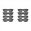 8Pcs Polarized Passive 3D Glasses for Cinema IMIX Screen 1