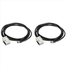 Adaptér do auta 3,5 mm 12pinový samice pro audio aux kabel do auta
