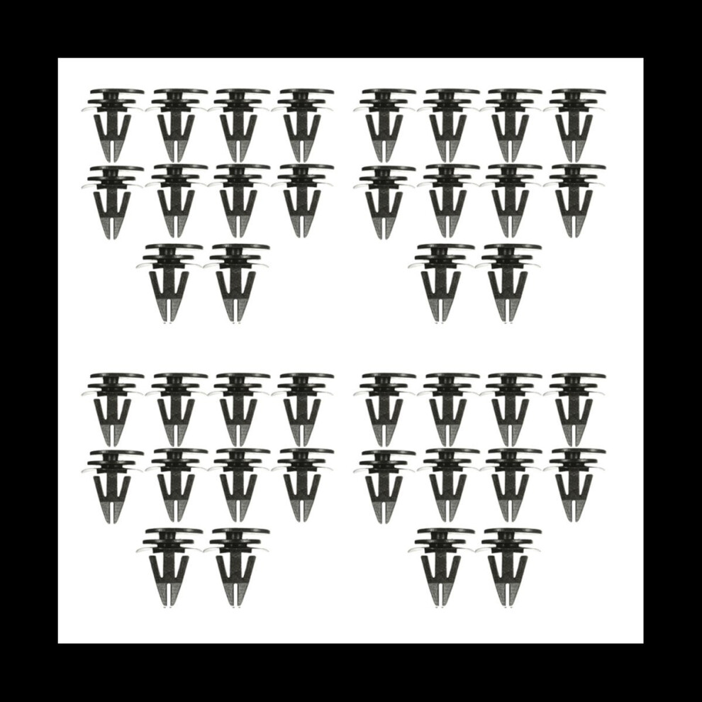 10Pcs Sill Trim Side Skirts Bumper Fastener Clip For Black 4852508224237