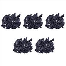 Set van 100 - Zwarte plastic vervangende ventieldoppen