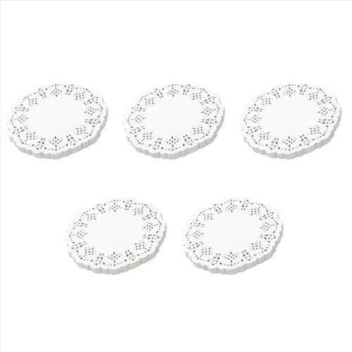 Lace Doilies Paper 100 Pcs,4.5 inch Liners for Cake,Tableware Display