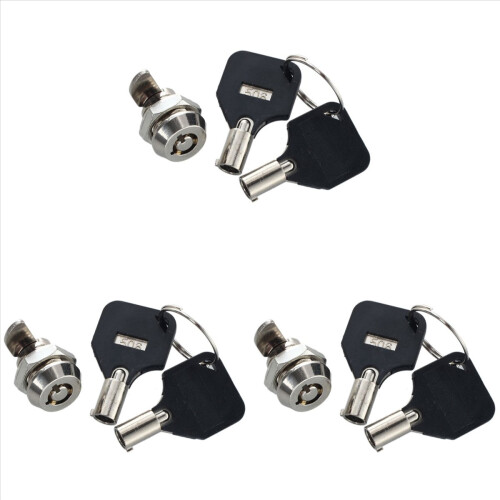12mm Threaded Keyed Quarter Turn Cam Lock for Drawer Box Locker