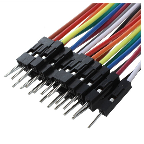 400 Pcs Cable fil electronique Essai Solderless Wire 10cm 2