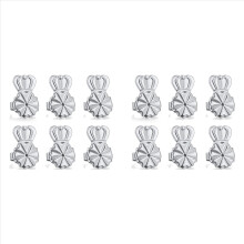 3-Pairs Earring Backs,Earring Backs Lifter(Silver Color)