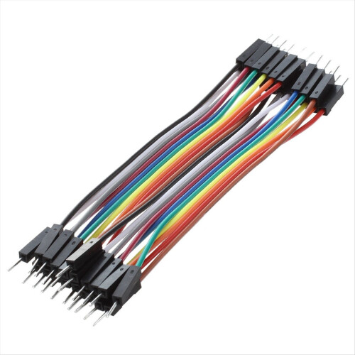 400 Pcs Cable fil electronique Essai Solderless Wire 10cm 1