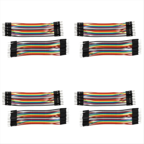 400 Pcs Cable fil electronique Essai Solderless Wire 10cm
