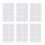 Lot de 8 patchs pour bec de saxophone alto/ténor, 0,8 mm, translucides 1