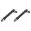 L Shape 1/4Inch Hex Wrench Double Head Right Angle Screwdriver Bits 1