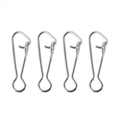 100 buc. Cârlige de pescuit cu cârlig pivotant - 16 mm 2