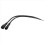 Cable conector macho hembra de 2 pines LED impermeable negro 3