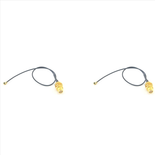 Καλώδιο WiFi U.FL Mini PCI σε RP-SMA Pigtail Antenna, πακέτο 2 τεμαχίων