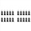 10 stk. plastikmonteringsclips til 4-vejs CPU-kølere 1155 775 CPU 1