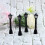 4Pcs Straße Post Lichter Modell Eisenbahn Zug Lampe Post Lichter 4