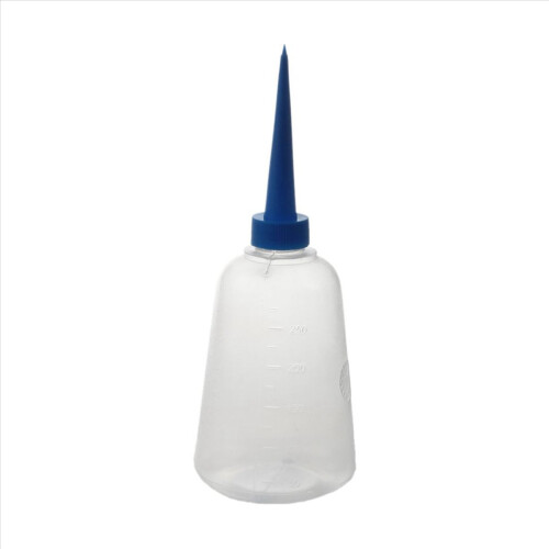 250ml Clear White Blue Plastic Liquid Glue Applicator Bottle 1